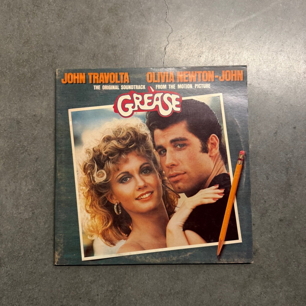 Grease Original Movie Soundtrack Double Vinyl LP 1978 RSO RS-2-4002 Travolta